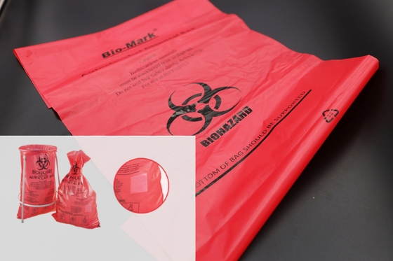 Disposable Biodegradable Autoclavable Biohazard Waste Bags For Household