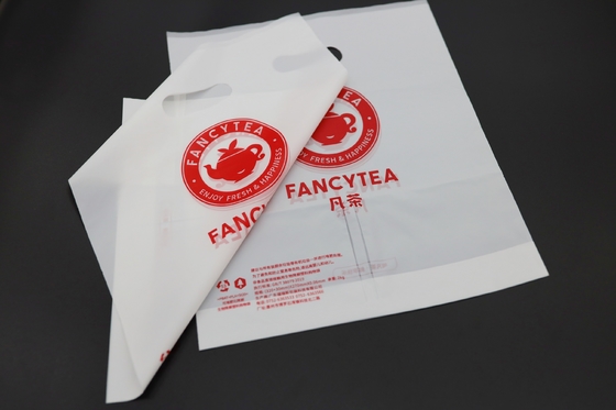 Compostable Cornstarch PLA PBAT Biodegradable Plastic Bags Zipper Top Sealing
