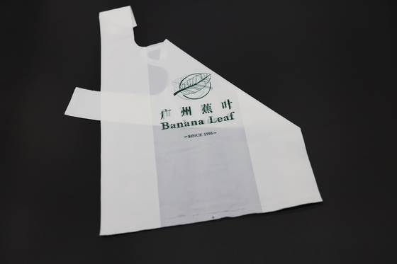 11 Micron Hdpe Biodegradable Plastic Bags Roll Clear White For T Shirt