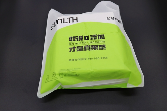 100% Compostable Carry Opp Pouch Grocery Retail Plastic Free Packing Biodegradable