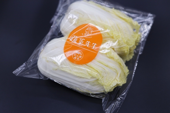Self Adhesive PE CPP OPP Packaging Bag For Grape Lettuce Vegetable