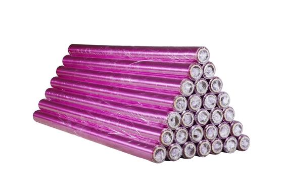 Recyclable Furniture Wrapping Film 245cm Width Red Transparent Plastic Roll No Glue
