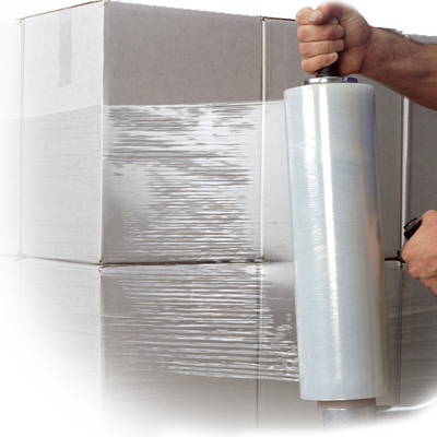 Scratch Proof Mini Stretch Film Rolls / Self Adhesive Plastic Film LLDPE