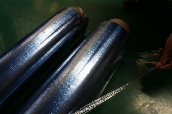 1.37m 30m PVC Film Roll For Wrapping Soft 50cm Width Blue Normal Clear