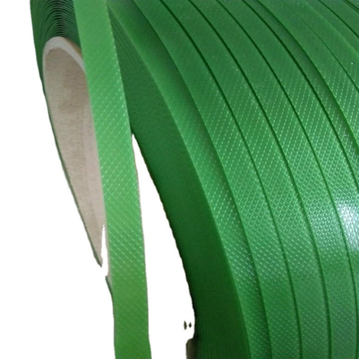 16mm Width PET Polyester Strapping 20kg Plastic Green PET Strap 0.5mm Thickness