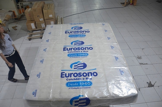 Queen Size Mattress Storage Bag PE Plastic Vacuum Hot Stamping