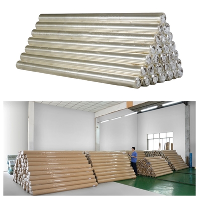 2500cm Width PVC Film Roll With Glossy Clear PVC Sheeting Plastic Vinyl Fabric