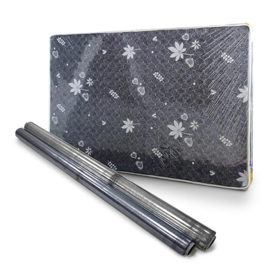 PVC High Gloss Wrapping Film Roll Crystal Moisture Proof 42PHR