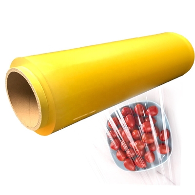 Food Grade Clear PVC Plastic Roll Transparent 30cm 45cm Cling Film Rolls