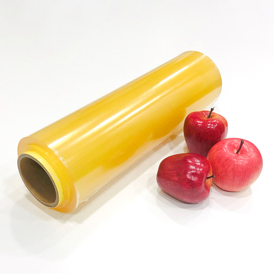 Anti Moisture Food Plastic Wrap Roll 10mic - 15mic thick PVC Packaging Film